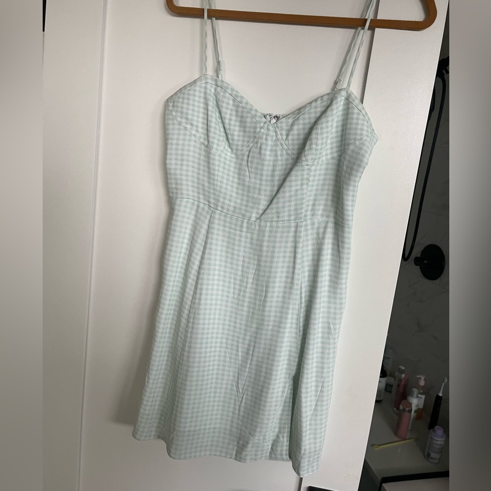 Aritzia Sunday best gingham dress size medium